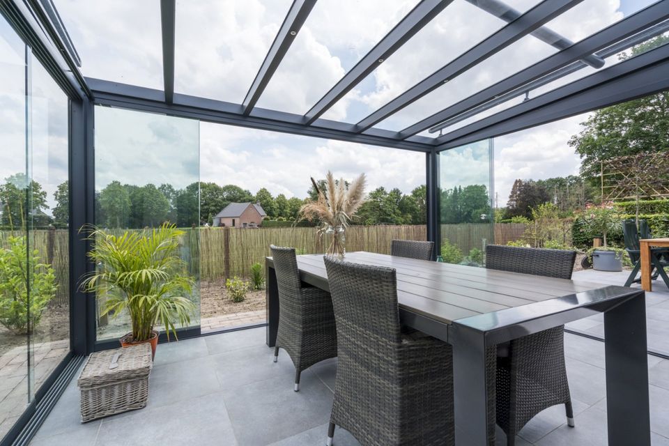 Glasschiebeelemente, Terrassenüberdachung, Glasschiebetür in Leer (Ostfriesland)