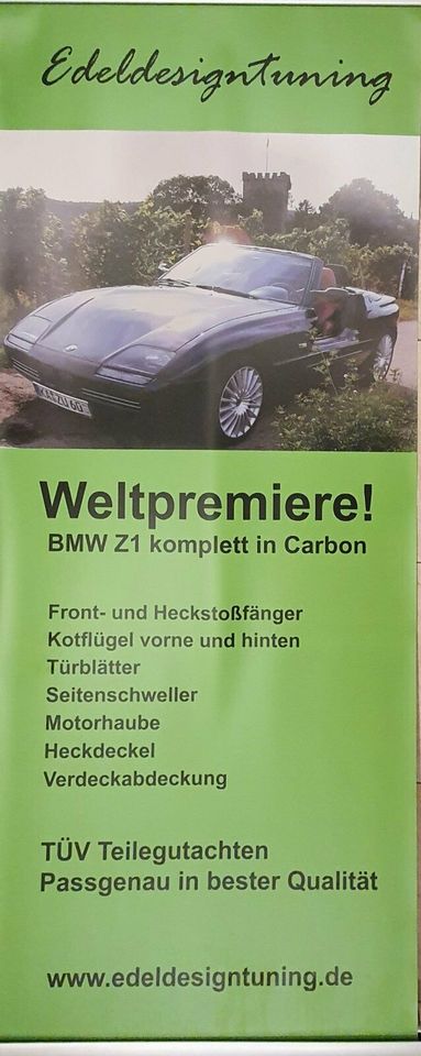 BMW Z1- Carbon  Z1 Seitenwand vorne ab 01.03.2024 Preisanpassung in Linkenheim-Hochstetten