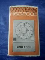 HSG 2000 PROGRAMM ZEITSCHALTER DDR Berlin - Hellersdorf Vorschau
