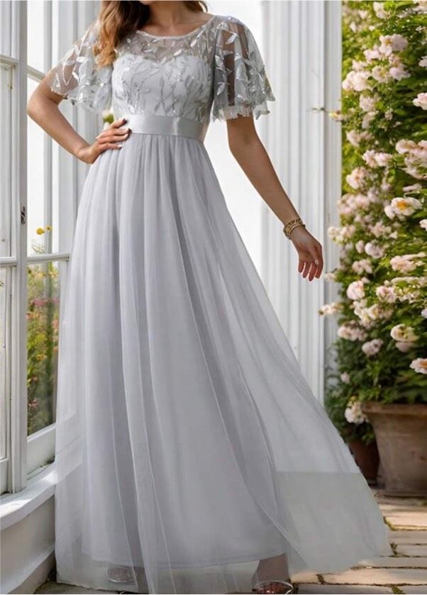 Kleid Abendkleid Hochzeit Abschluss Neu Gr. 44 46 XL in Weißenburg in Bayern