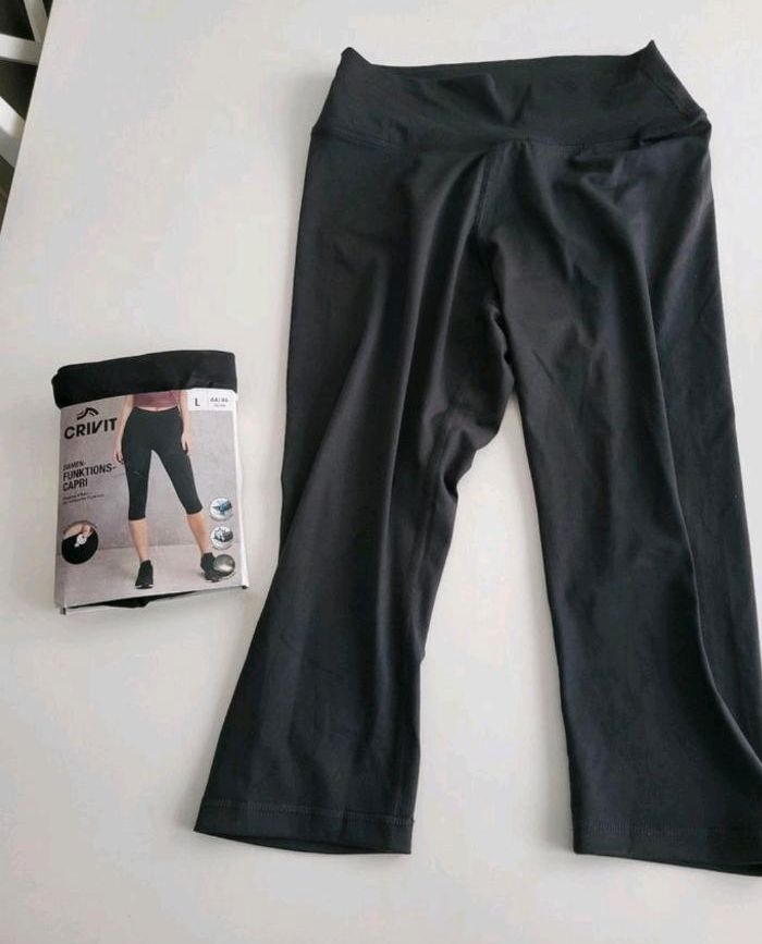 2 Sport Legging Leggings Gr L Neu schwarz Sporthose in Giengen an der Brenz