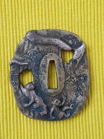 Antike japanische Katana Tsuba, Edo jidai, signiert München - Sendling-Westpark Vorschau