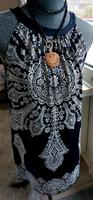 Kleid Tunika Hippie Retro Ibiza Style Paisley Blumen Design Dortmund - Brackel Vorschau