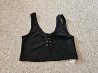 Urban Classics Crop Top Ripptop Gr. M schwarz Niedersachsen - Holdorf Vorschau