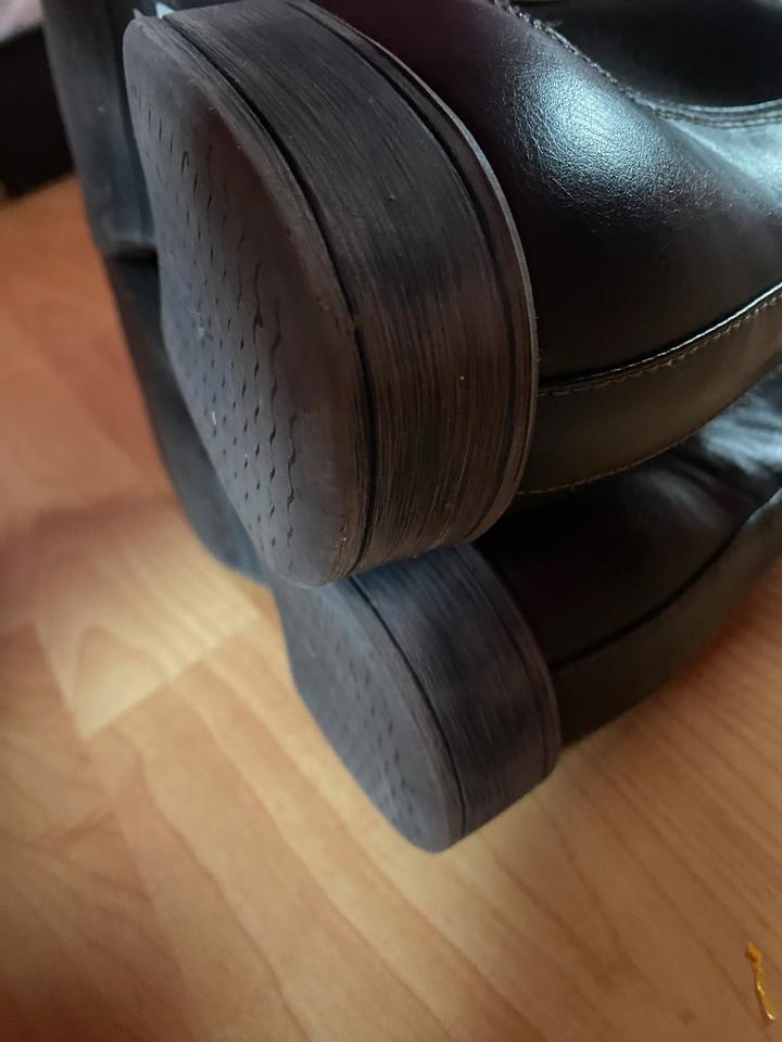Lederboots Stiefel Schuhe Stiefeletten Boots schwarz 40 in Iserlohn
