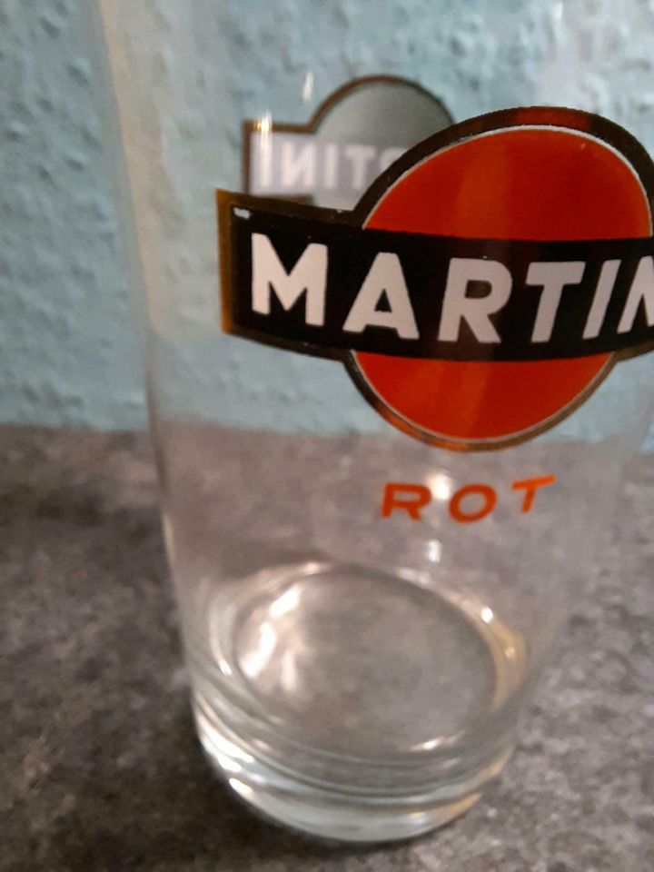 Martini Ausschenker, Karaffe, Glas, 50er Jahre in Bielefeld