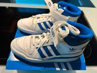 Adidas, Forum  Mid J, Gr. 5 1/5, Unisex, weiß/blau Schleswig-Holstein - Witzhave Vorschau