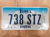 USA Kennzeichen - Iowa US Plate Schleswig-Holstein - Bimöhlen Vorschau