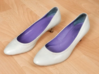 Giorgio Picino 38 Damen Pumps, echtes Leder, hellgrau high heel Hessen - Kassel Vorschau