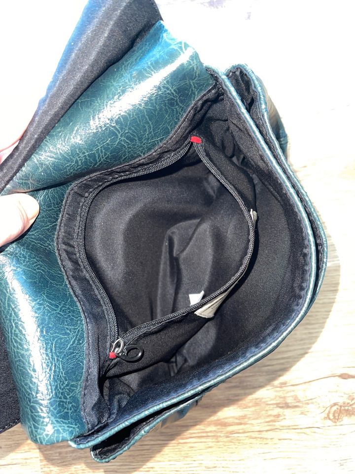 Leder Tasche Damen Esprit Klassik Mode du Kerl Türkis schwarz edc in Augsburg