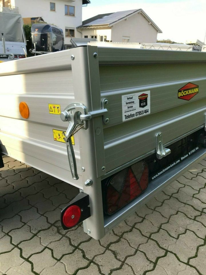 Böckmann TL-AL 2111/75 750kg Pkw-Anhänger Tieflader in Rheinau