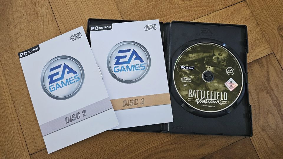 Battlefield Vietnam PC CD, Originalverpackung und -zubehör in Lahr (Schwarzwald)