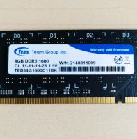 16 GB RAM als 4 x 4 GB DDR 3 1600 Team Group Essen-West - Frohnhausen Vorschau