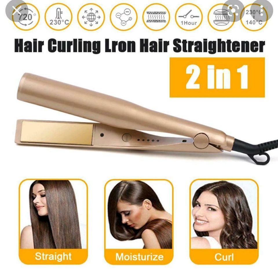 2in1 Glätteisen & Lockenstab Curler Twist Wellen in Bretten