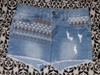 Bonprix | Bodyflirt | Shorts | 38 | Blau mit Muster Nordrhein-Westfalen - Recklinghausen Vorschau