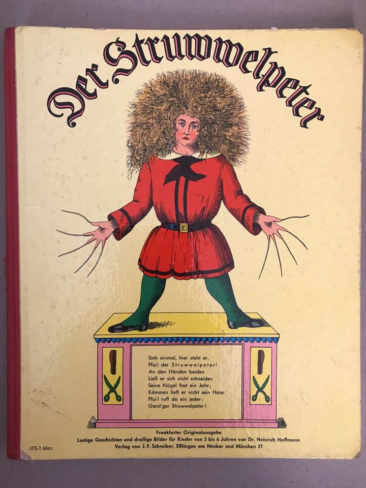 Der Struwwelpeter - Kinderbuch - Originalausgabe in Bisingen