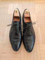 Santoni Herren Schuhe EU 43 / US 8 Leder Schwarz Frankfurt am Main - Sachsenhausen Vorschau
