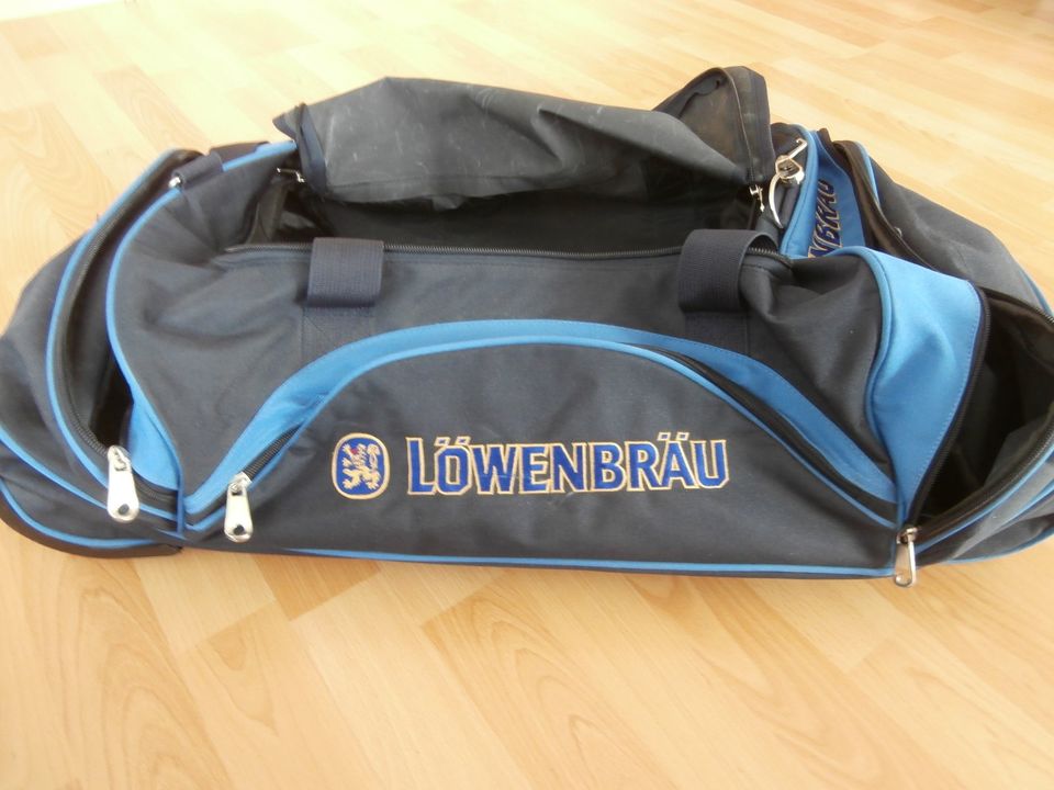 Reisetasche, Reisetrolley, "LÖWENBRÄU" Sport Tasche in Haar