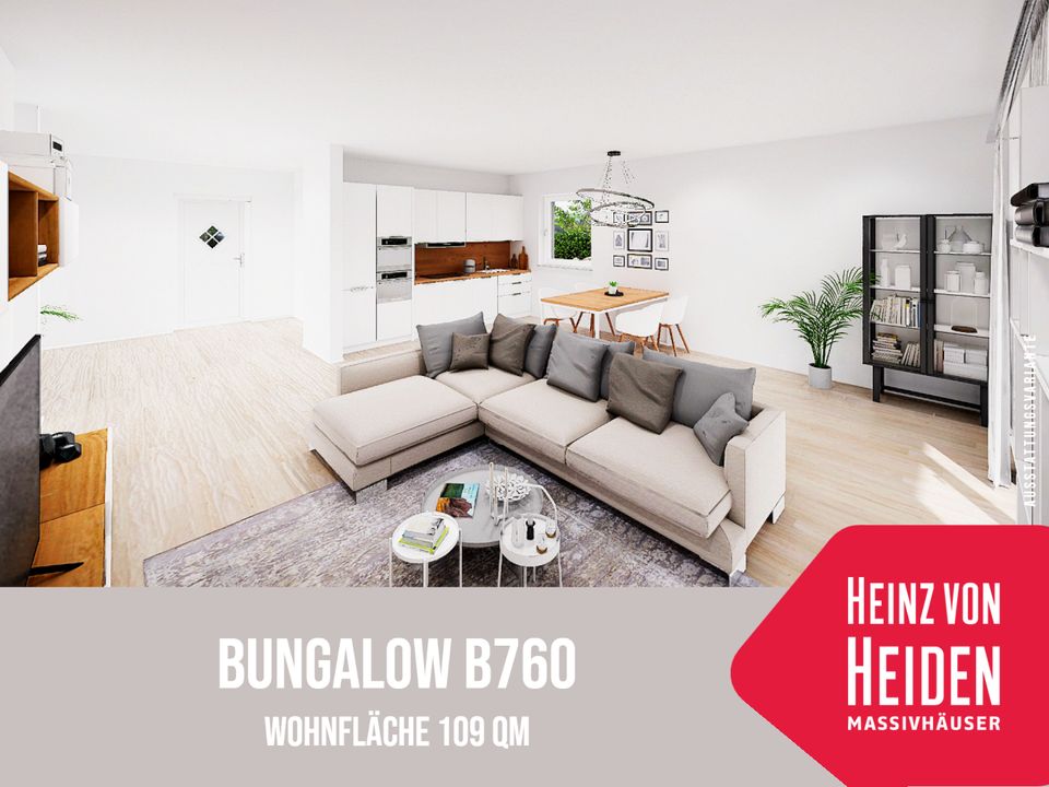 Bungalow B760 - Neubau in Erfurt - Haus mit 109 qm - inkl. PV-Anlage und Lüftungsanlage in Erfurt
