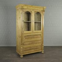 20569 Vitrine Bücherschrank Gründerzeit 1880 massiv Kiefer Antik Niedersachsen - Nordhorn Vorschau