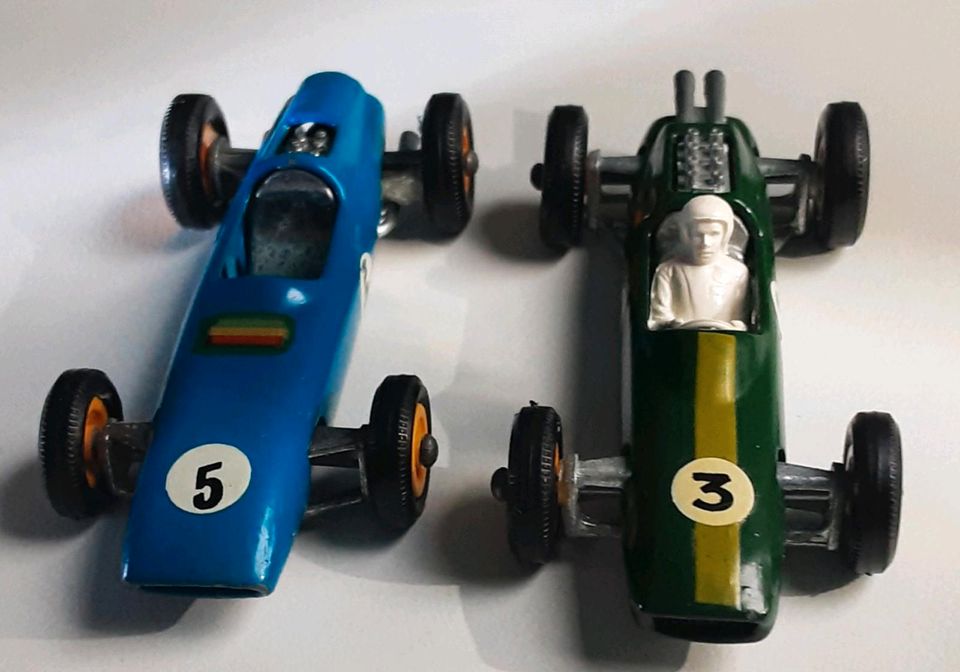 Matchbox Nr. 19, Lotus und Nr. 52, B.R.M., Formel 1 in Berlin