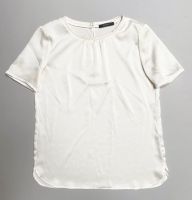 Esprit Bluse Shirt creme 36 S Kurzarm Hessen - Vellmar Vorschau