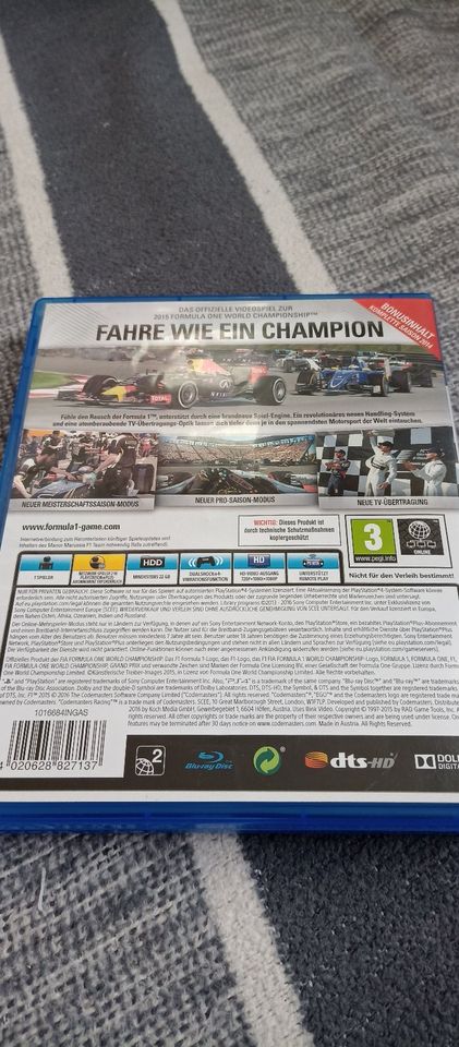 Formel 1 2015 für PS4 - 2 Spieler möglich in Leipzig