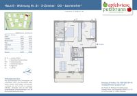 Wohnen auf der Apfelwiese – Putzbrunn bei München – 3-Zimmer-Wohnung mit Bad-en-Suite, Duschbad und Balkon Kr. München - Putzbrunn Vorschau