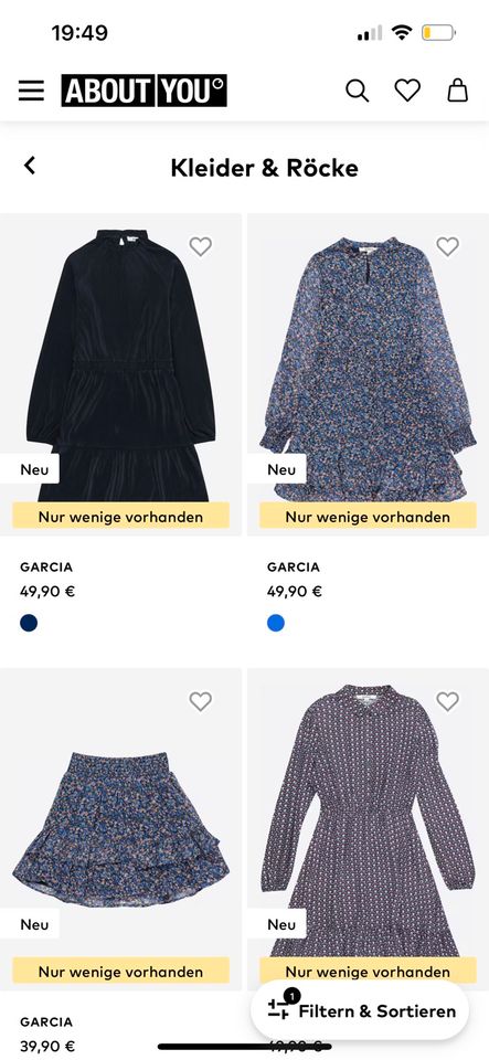 Mädchen Kleid GARCIA JEANSParty Freizeit Gr152NEUWERTIG!UVP65€ in Köln