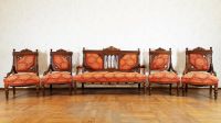 Wunderschöne antike Original Sitzgruppe Sofa & 4 Sessel Sachsen - Lichtenstein Vorschau