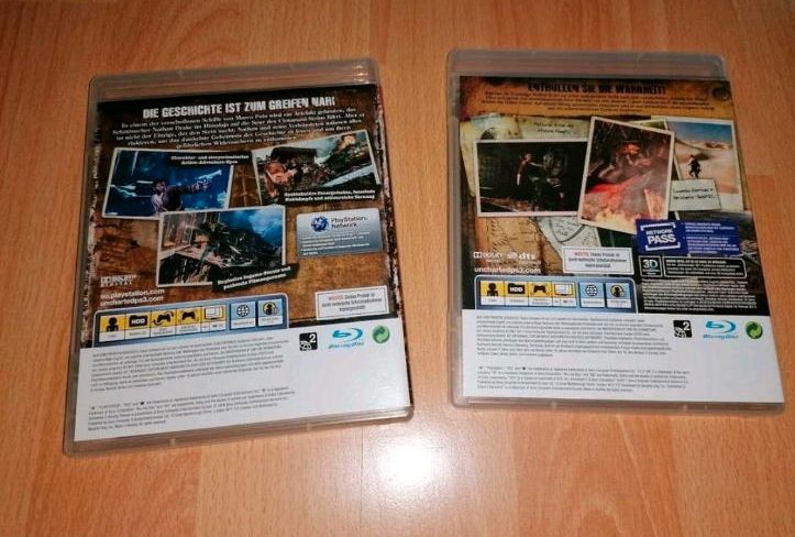 Uncharted 2 & 3 Playstation Spiele, PS 3 in Giesen