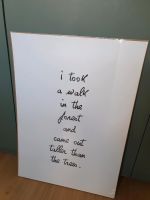 Ikea Poster / Bild mit Spruch 50x70 cm  NEU Leipzig - Grünau-Ost Vorschau