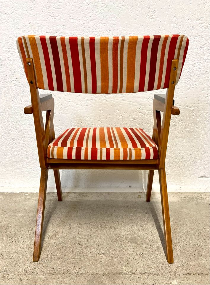 Stuhl 50er Mid Century restauriert Sessel Lounge Chair antik in München