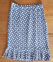 NEU* Flippy Rock mit Volant v. BENETTON | Print blau-weiss | XS Berlin - Köpenick Vorschau
