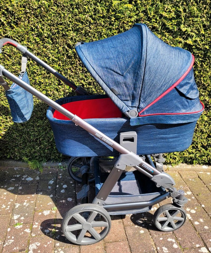 Kinderwagen / Buggy ABC Design Condor 4  XXL Set jeansblau in Wrist