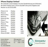 Display vkauf iphone 5se 6 6s 6s+ 7 7+ 8 8+ X XR XS MAX reparatur Berlin - Mitte Vorschau
