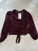 Zara Bluse schwarz rot Animal Print snake Niedersachsen - Braunschweig Vorschau