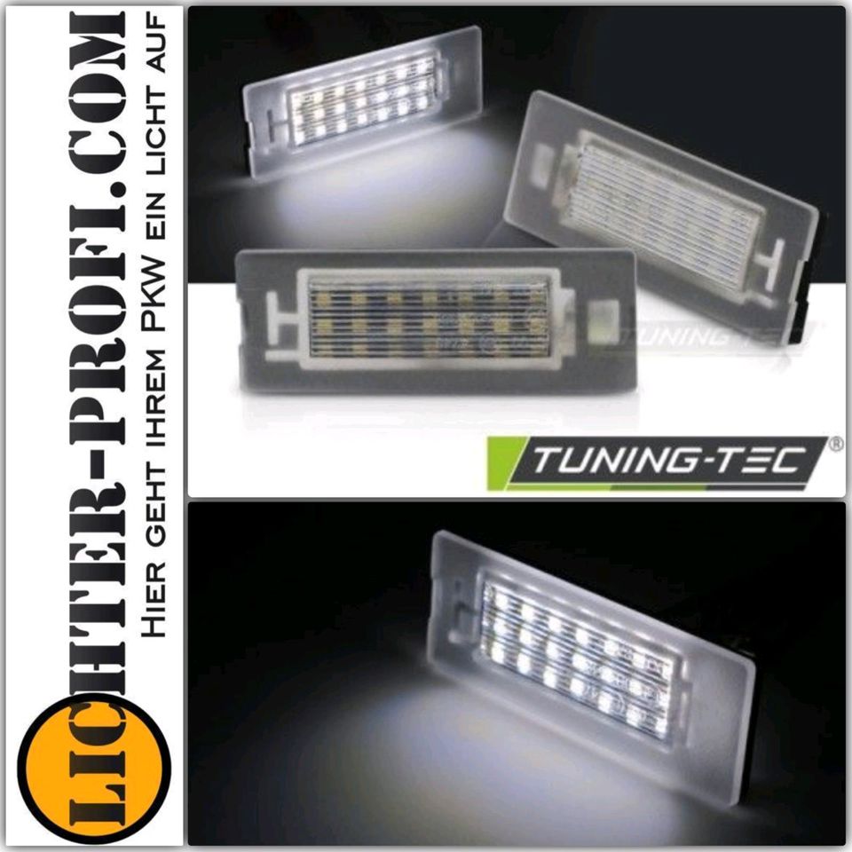 LED Kennzeichenbeleuchtung für Fiat Panda MK2 / MK3 03-12/ 12+ ka