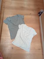 H& M MAMA DOPPELPACK 2 x T-Shirts Stillshirts Umstandsmode Bayern - Zandt Vorschau
