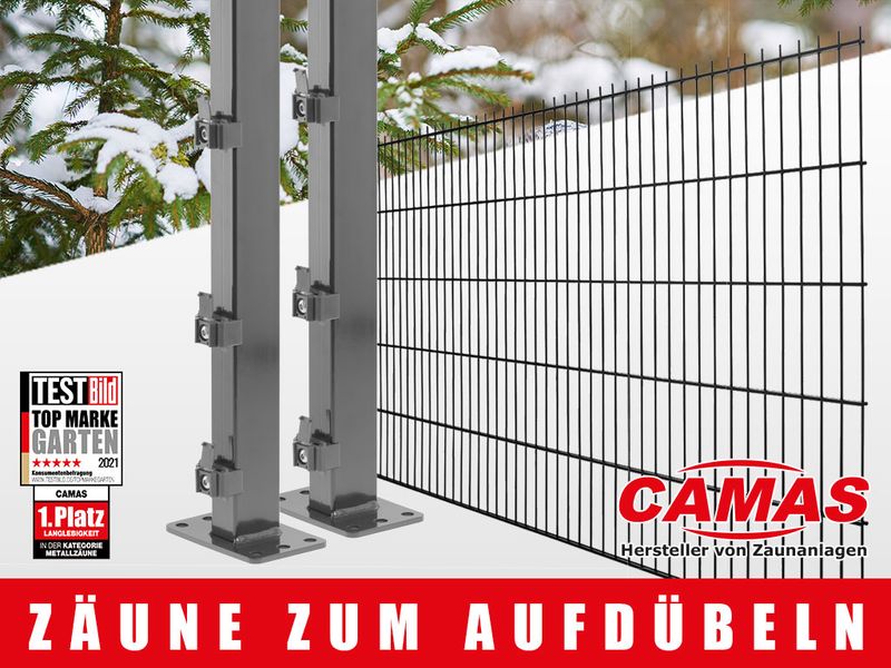 Komplettset Werksverkauf 10 m Zaun 1830 mm mit Dübelplatte Gartenzaun  Drahtgitter 6/5/6 Pfosten Sichtschutz Doppelstabmatte Zaun Tor Sichtschutz  Maschendraht WPC in Nordrhein-Westfalen - Castrop-Rauxel | Heimwerken.  Heimwerkerbedarf ...