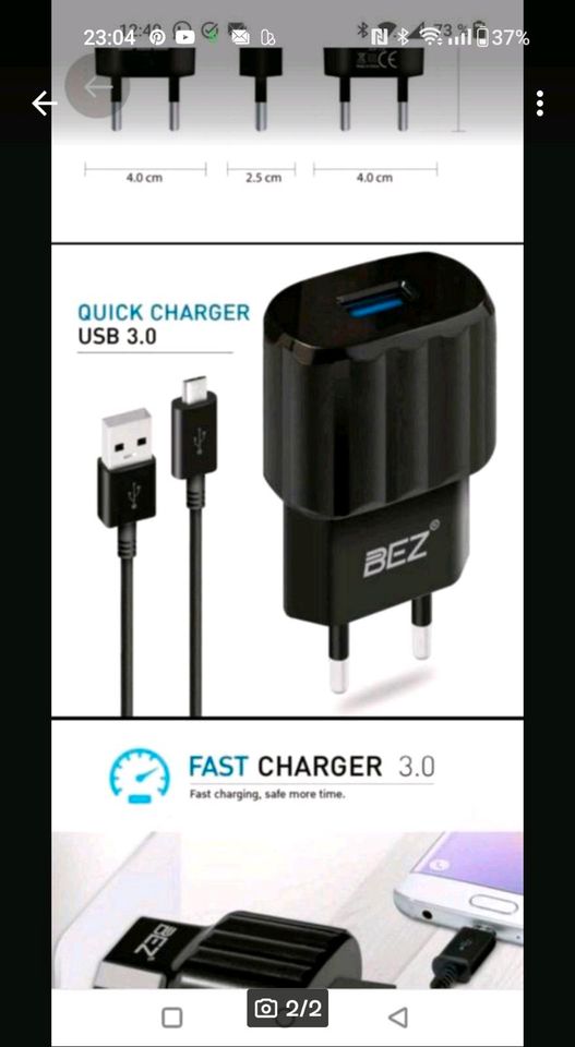 BEZ Quick Charger, USB 3.0, 15W in Mühlheim an der Donau