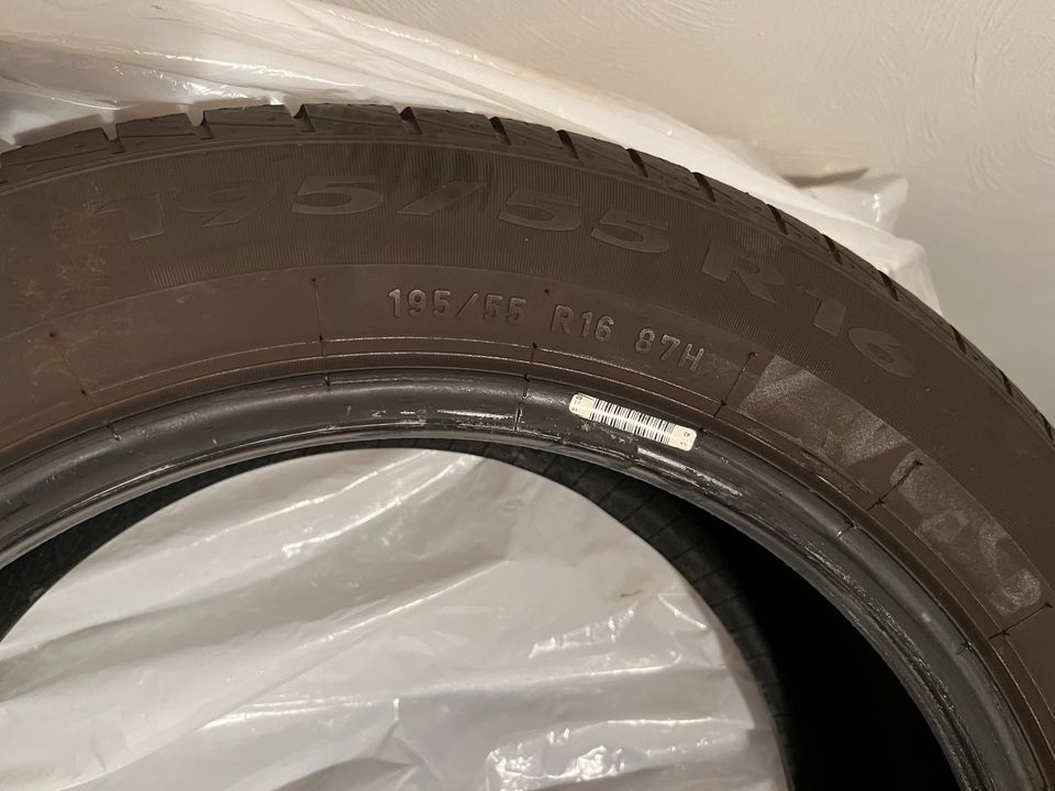 4x Sommerreifen 195/55/R16 87H Pirelli Cinturato P1 in Neuss