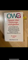 OWIG Gesetz über Ordnungswidrigkeiten 26. Auflage WIE NEU! Nordrhein-Westfalen - Oberhausen Vorschau