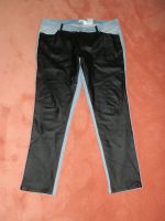 Jeans mit Leder-Imitat, Gr.46 Wuppertal - Ronsdorf Vorschau