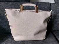 Große cremeweiße Handtasche Tasche Kunstleder Berlin - Charlottenburg Vorschau
