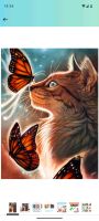 Diamond Painting Bild Katze mit Schmetterling Niedersachsen - Schellerten Vorschau