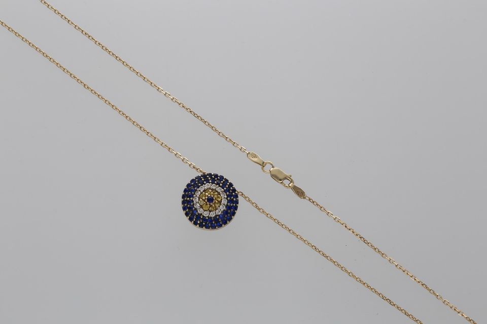 GOLD KETTE & ANHÄNGER 14k 585 47cm L 0,1cm B 6,53g GG AU in Berlin