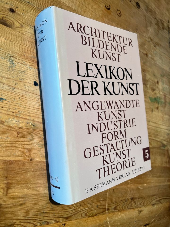 Lexikon Der Kunst, Sammlung mit 7 Bänden des E.A. Seemann Verlags in Hof (Saale)