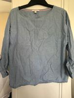 Esprit Bluse blau Jeansoptik Größe 36 Sachsen - Böhlen Vorschau