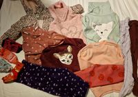 18 teiliges Mädchen Kleiderpaket Gr. 92 Hosen Pullover Socken Dresden - Weixdorf Vorschau